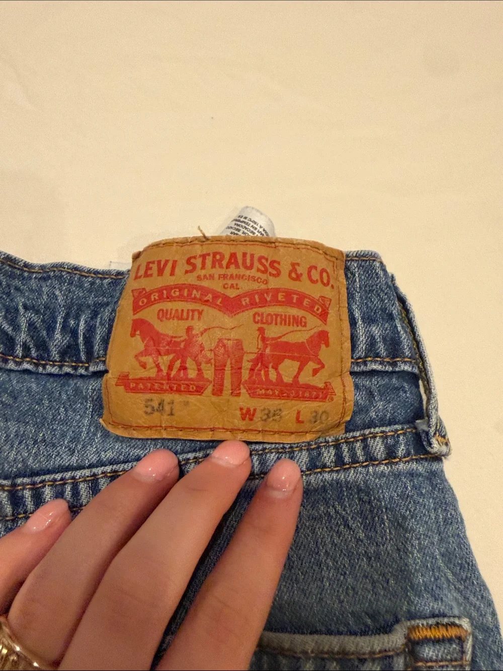 Levi's Relaxed Fit Blue Denim Jeans
